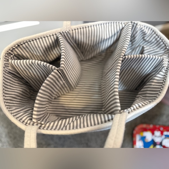 Mila Millie Extra Large Rope Diaper Caddy, Storage Bin for Nursery Essentials - Picture 3 of 5